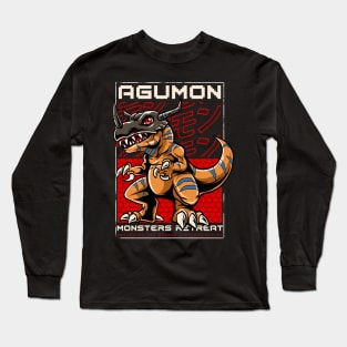 Agumon Fan Art Long Sleeve T-Shirt